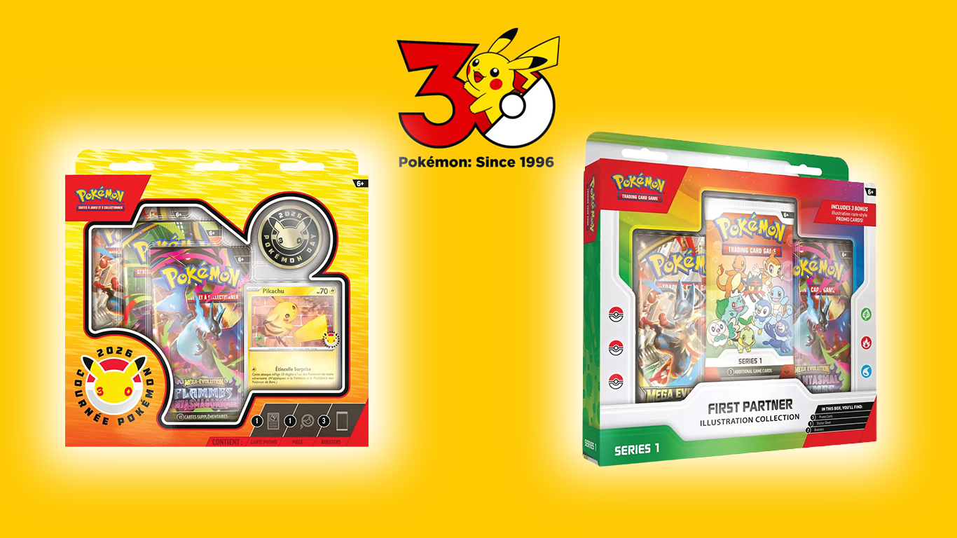 30 ans de Pokémon : Les premières sorties de 2026